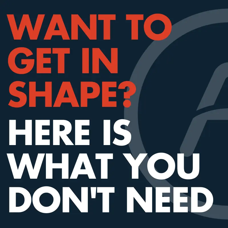 How to get in great shape!