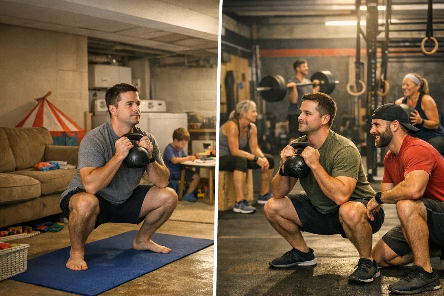 CrossFit at Home vs Gym