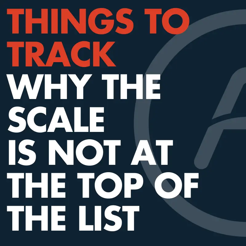Reasons the Scale is not always the answer!